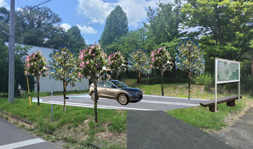 街路樹見本広場イメージ図